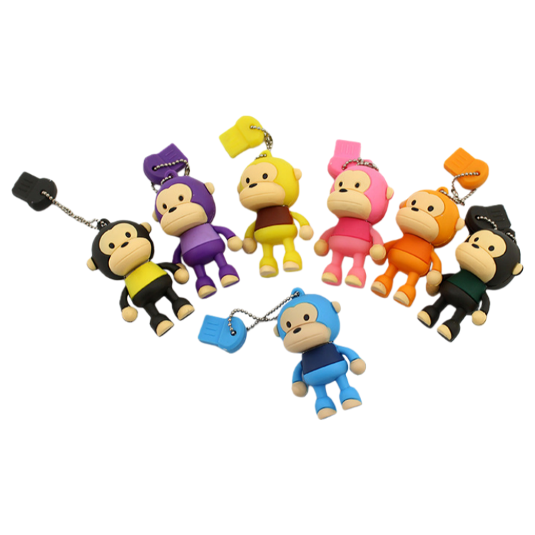 cartoon monkey shaped USB drive