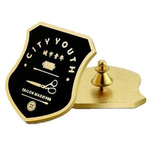 定制金色金属徽章带徽章定制