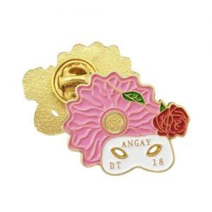 定制金色金属珐琅促销徽章定制