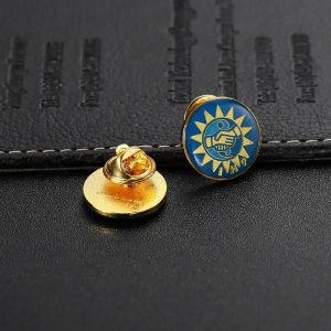 设计LOGO金色金属定制徽章定制