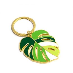 定制金色金属硬珐琅钥匙扣定制