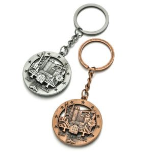 定制3D立体金属雕刻钥匙扣钥匙扣定制