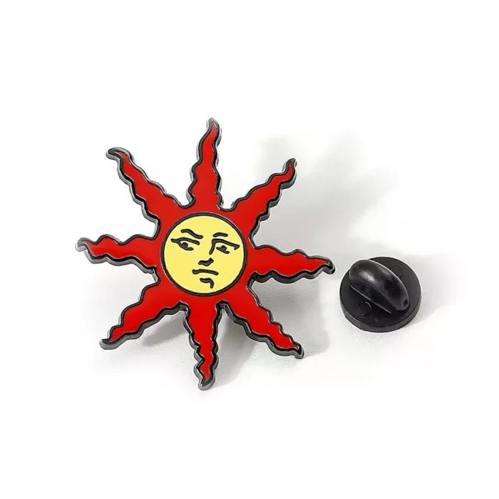 太阳珐琅橡胶帽子徽章徽章定制 太阳珐琅橡胶帽子徽章徽章定制