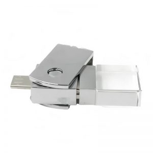 mini rotating phone crystal usb flash drive 1