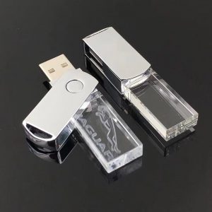 rotating crystal usb flash drive 1