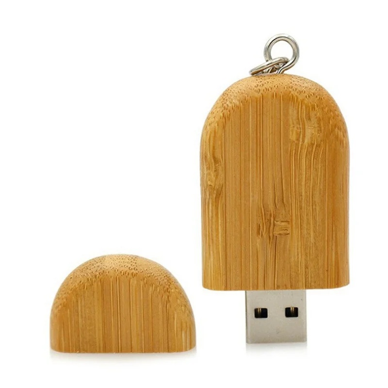 USB3.0椭圆形木质U盘定制 实拍图 3