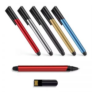 金属触控笔U盘 PEN-02 多功能电容触屏笔U盘 图1