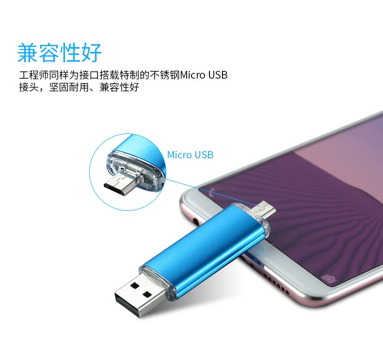 product_10240_3 手机U盘定制 二合一手机电脑两用U盘 - 第3张实拍图