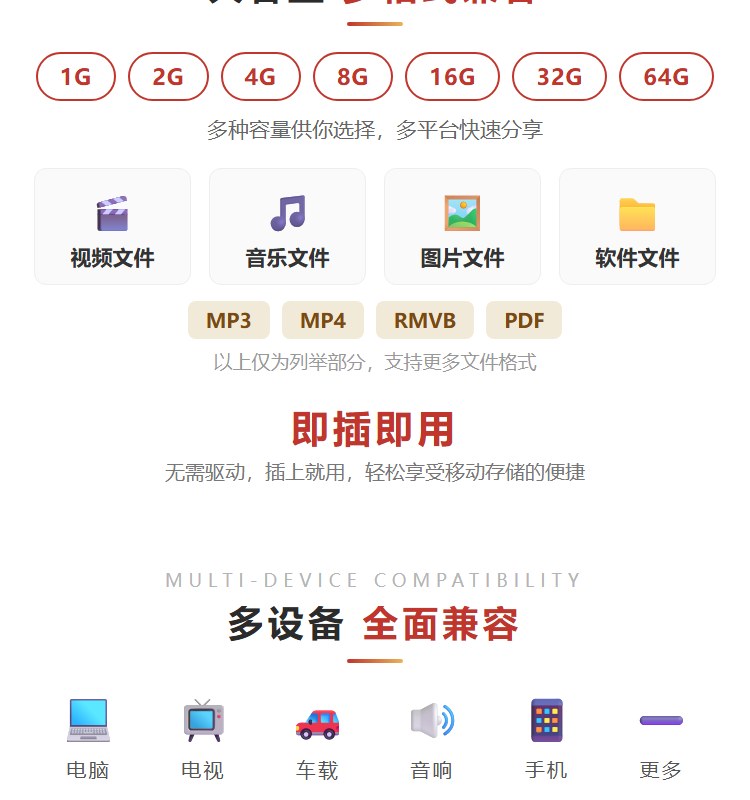 优闪皮质金属商务U盘详情图 5